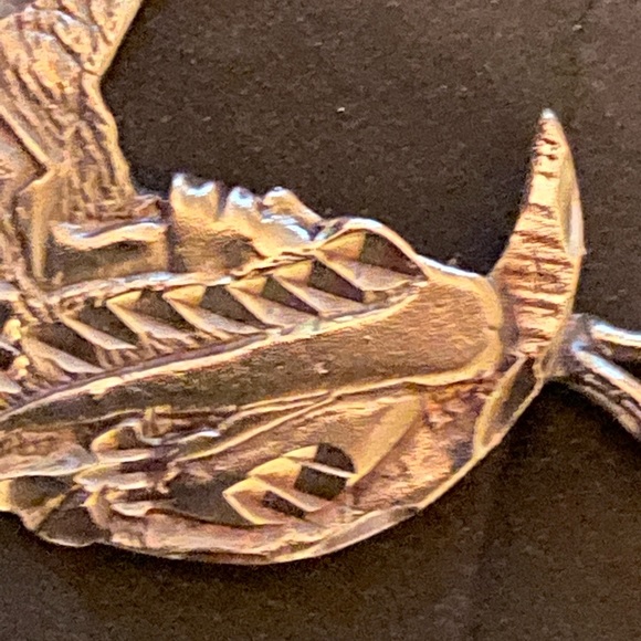 Sterling silver moon pendant - Picture 1 of 2